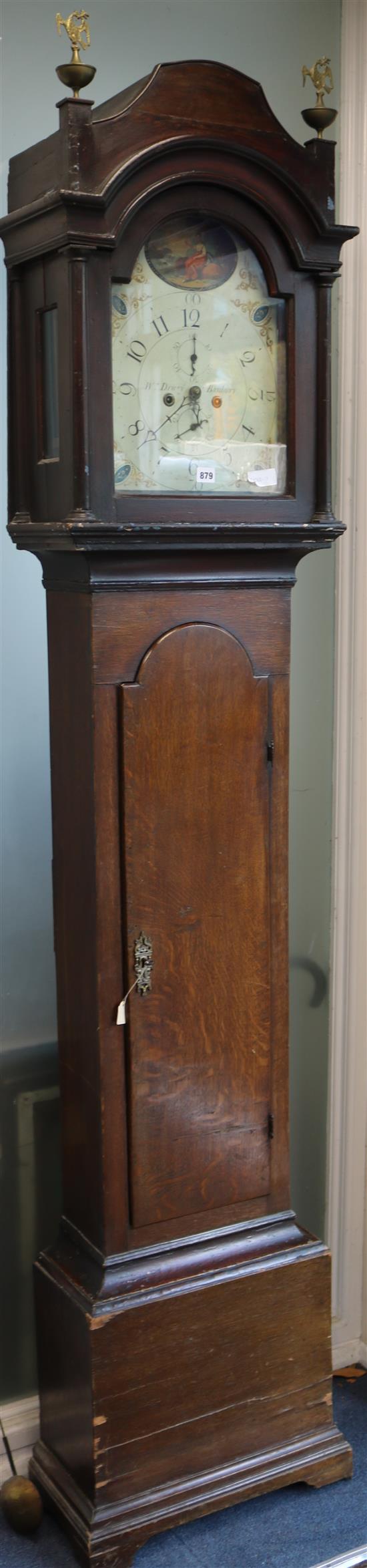 A William Drury, Banbury, longcase clock W.50cm